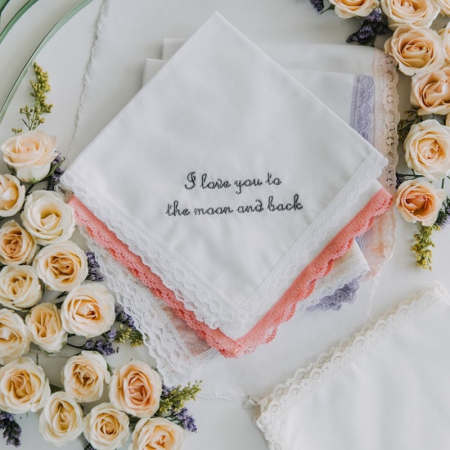 Wedding Handkerchief Bridal Handkerchief Blog2b 